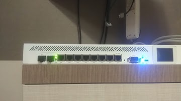 mikrotik ccr1009-7g-1c-1s+ ethernet status LEDs and high pitch noise on boot