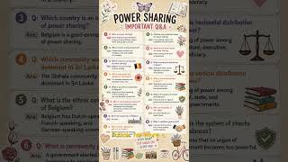 Power Sharing – Class 10 Civics #youtubeshorts .