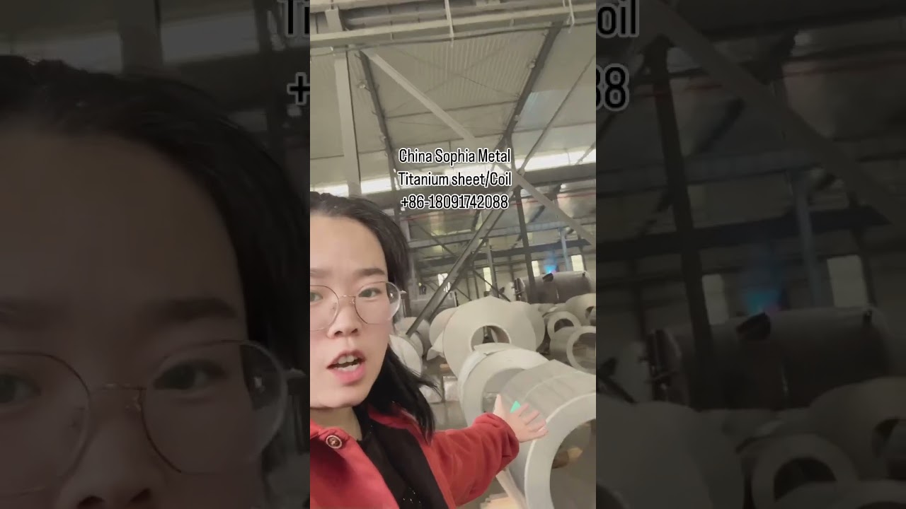 titanium coils to exact width, material grade1 ,2 , 5. 