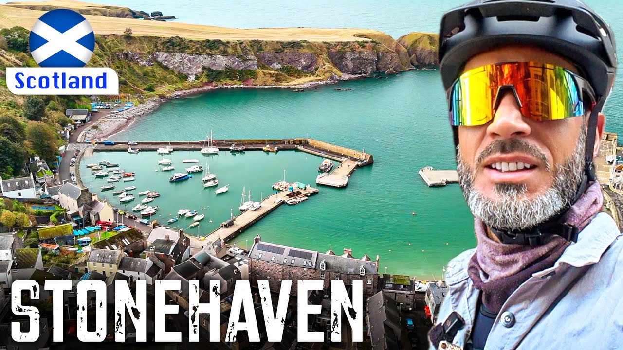 DE BIKE PELA COSTA DA ESCÓCIA | Stonehaven, Drone e Acampamento Selvagem. EP.193