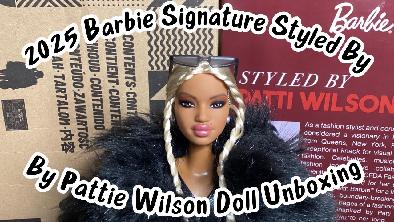 🚘 Распаковка и обзор куклы Barbie Signature Styled By Pattie Wilson 2025 года.