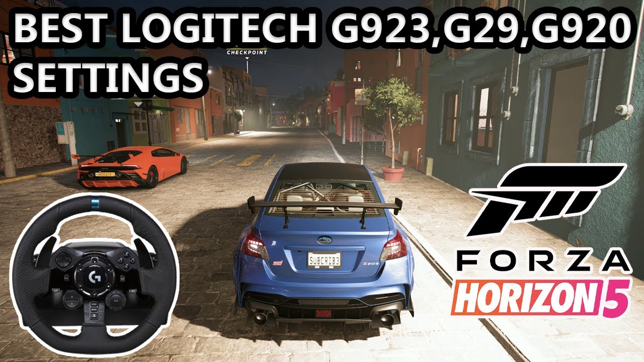 FORZA HORIZON 5 LOGITECH G923 SETTINGS - YouTube