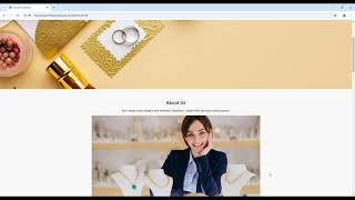 Jewelry Website Using HTML, CSS & JavaScript