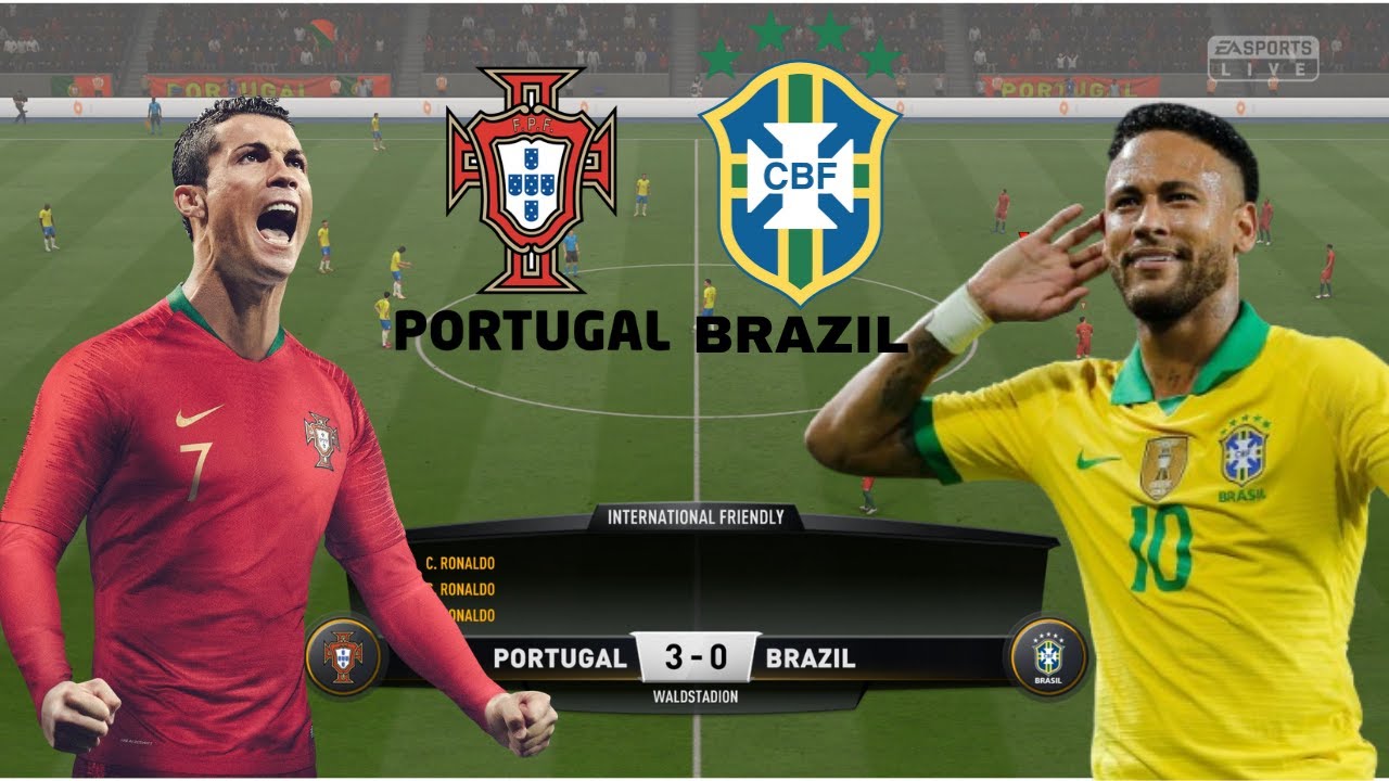FIFA 2K19 Portugal vs Brazil (Ronaldo vs Neymar)