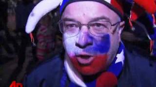 Raw Video: Chile Celebrates Victory Over Swiss screenshot 4
