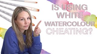 The Controversy Over Using WHITE Watercolour! Paint With Me LIVE!