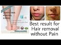 Hair removal Combo without pain // Jiore hair removal soap & Mask.. 100% result.. organic