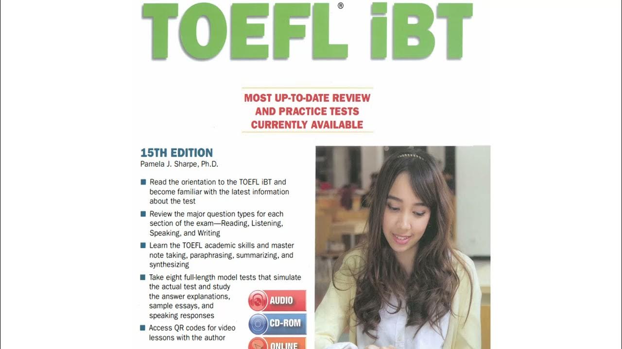 TOEFL iBT 15th Edition CD2 - Model test 6 with example answers TOEFL iBT 15th Edition CD2 - Model test 6 with example answers