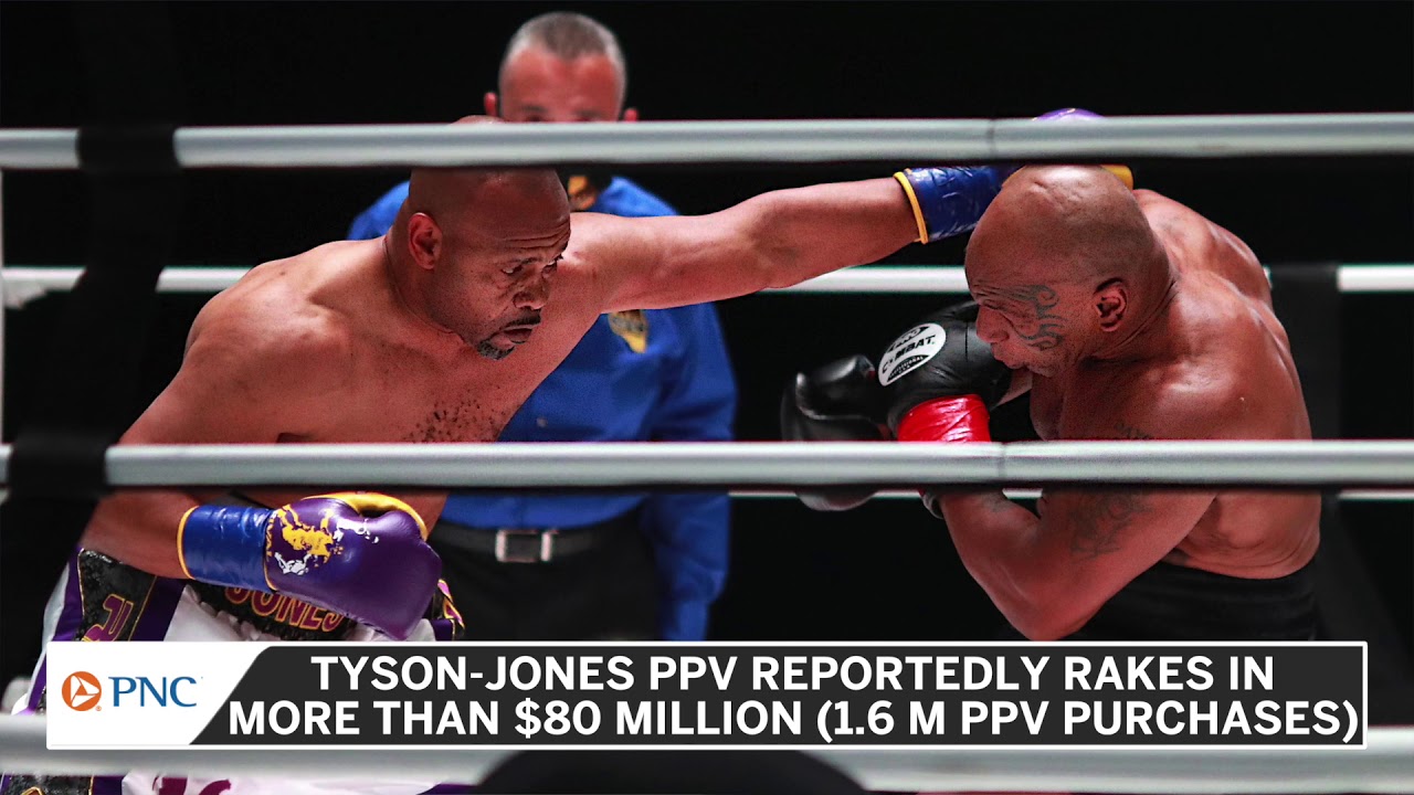 Mike Tyson-Roy Jones Jr. PPV Raked In Obscene Amount Of Money