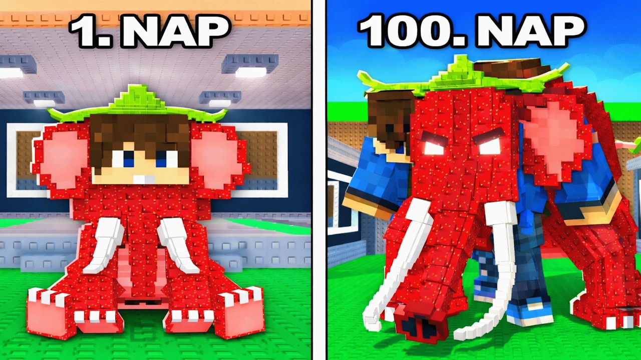 DANI STRAWBERRY ELEPHANT ÉLETE A MINECRAFTBAN!