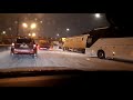 Москву заваливает снегом.МКАД Пробки.