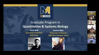 Ask a Faculty! Virtual Information Sessions: Quantitative & Systems Biology Information Session