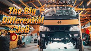 New Differentials Make A Difference in Our Hino 4x4 Build- EP13