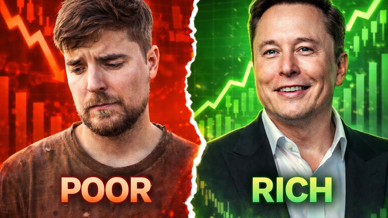 MrBeast vs Elon Musk | POOR vs RICH Mindset | Hindi Motivational Story
