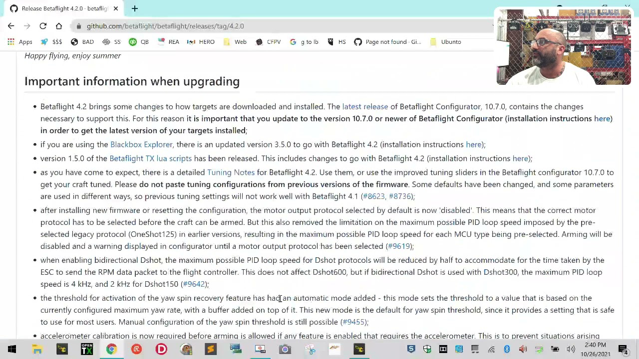 How to find your older Betaflight target firmware version from Cyclone FPV