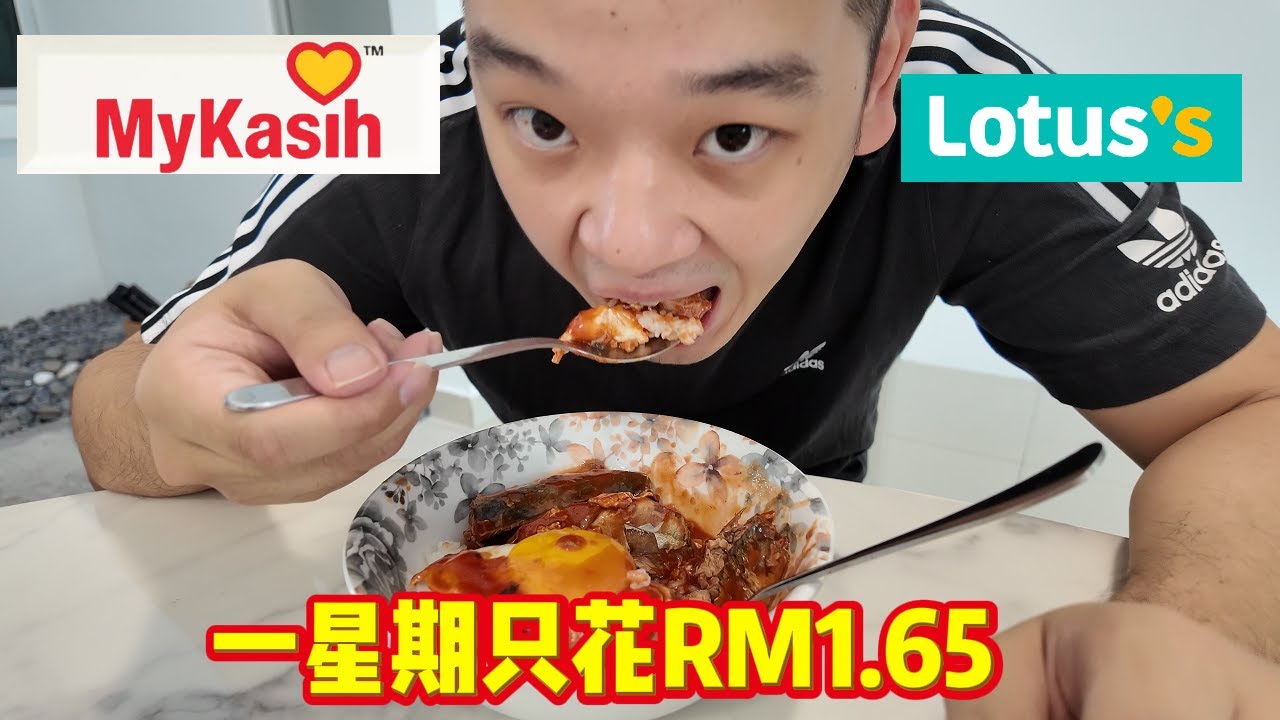 一星期只花 RM1.65 ! （MyKasih RM100 生活小挑战）- VLOG