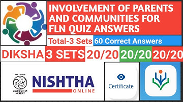 Involvements Of Parents And Communities For FLN Quiz | Nishtha Module 12 | Nishtha 3.0 | FLN 4 Quiz