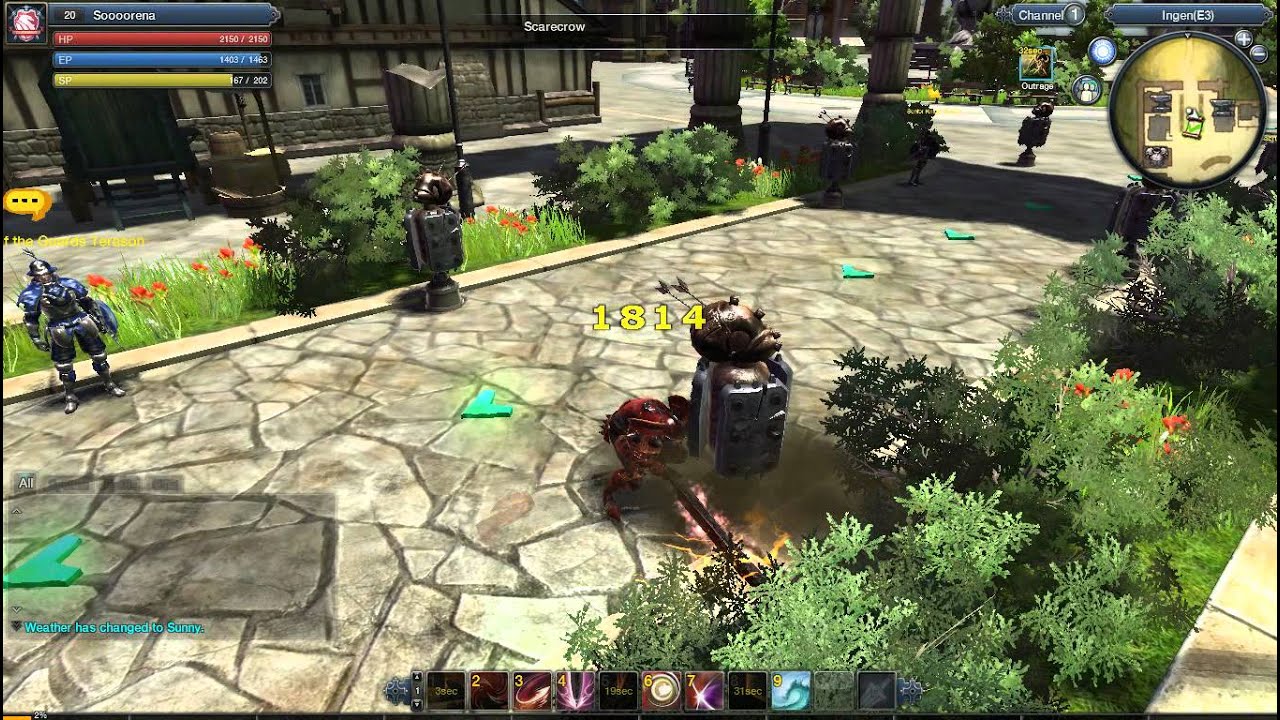 Raiderz - Berserker Skill Test