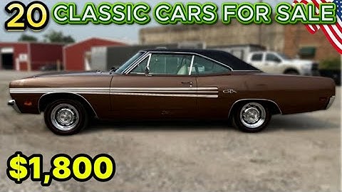 20 Cheap Classic Cars Sale — Buy Direct from Owners!!
