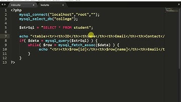Load/Select Data from MySQL Database using jQuery + AJAX + PHP Part1