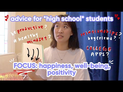 advice to *high school* students from a senior graduate - productivity, mentality, relationships