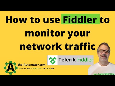 Fiddler tutorial to help Webscraping & API calls / Monitor the Network traffic