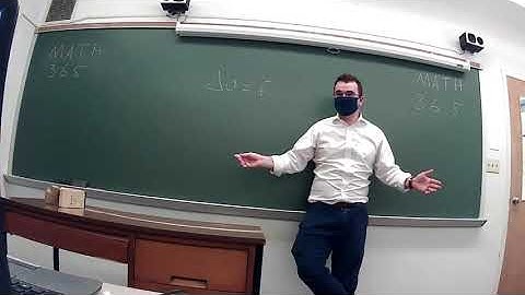 Welcome to Partial Differential Equations! (MATH 365)