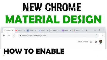 HOW TO GET NEW CHROME MATERIAL DESIGN 2.0 IN ANY WINDOWS