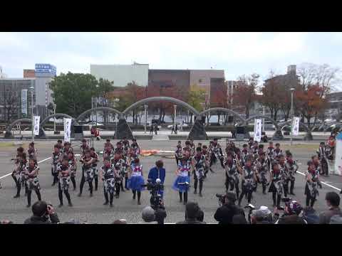 2017 11 26 四日市よさこい　愛知淑徳大学　鳴踊　市民公園会場