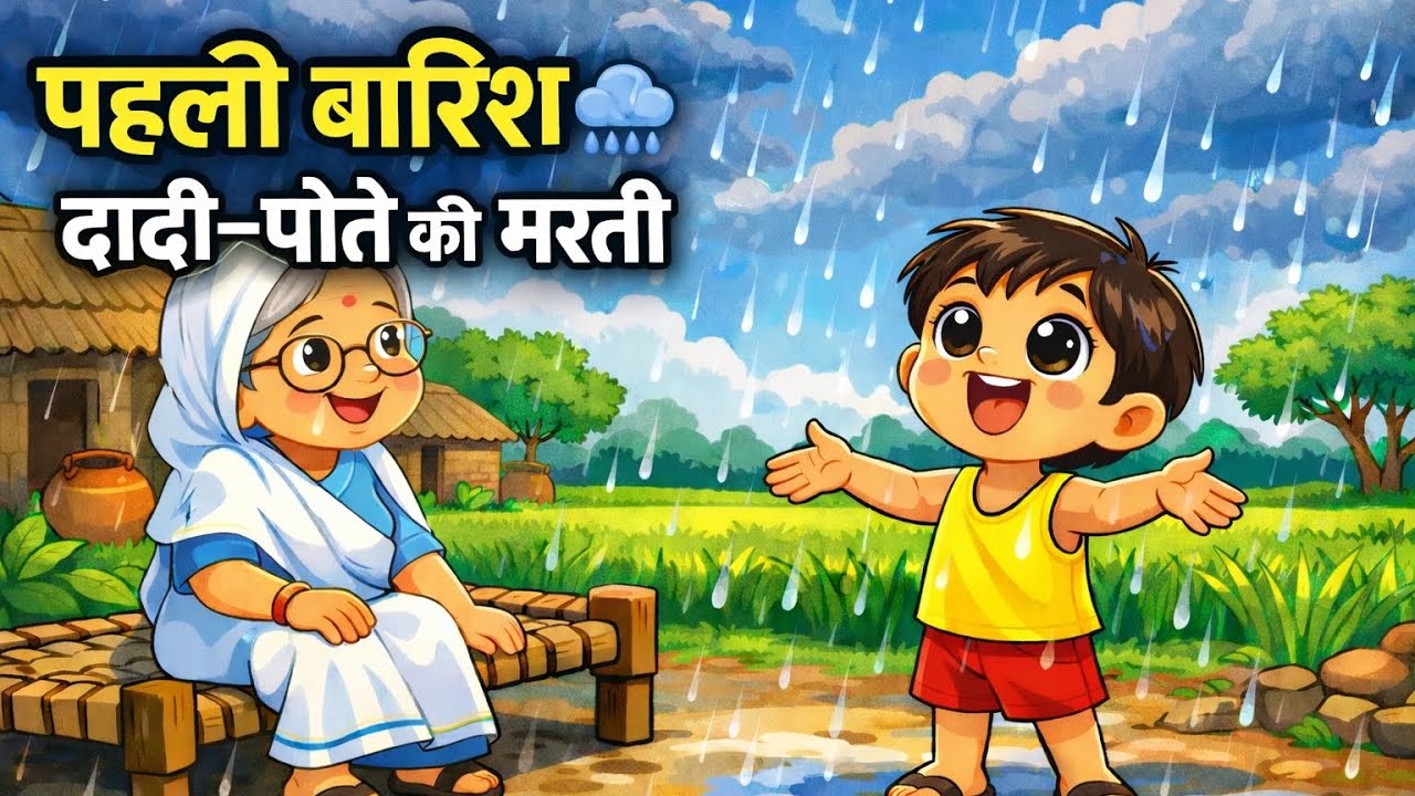 🌧️Heartwarming Rainy Day|Grandma and Grandson | Cute Cartoon Animation