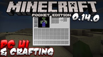 PC CRAFTING & UI in Minecraft PE - MCPE Blocklauncher Trick for 0.14.0 (Pocket Edition)