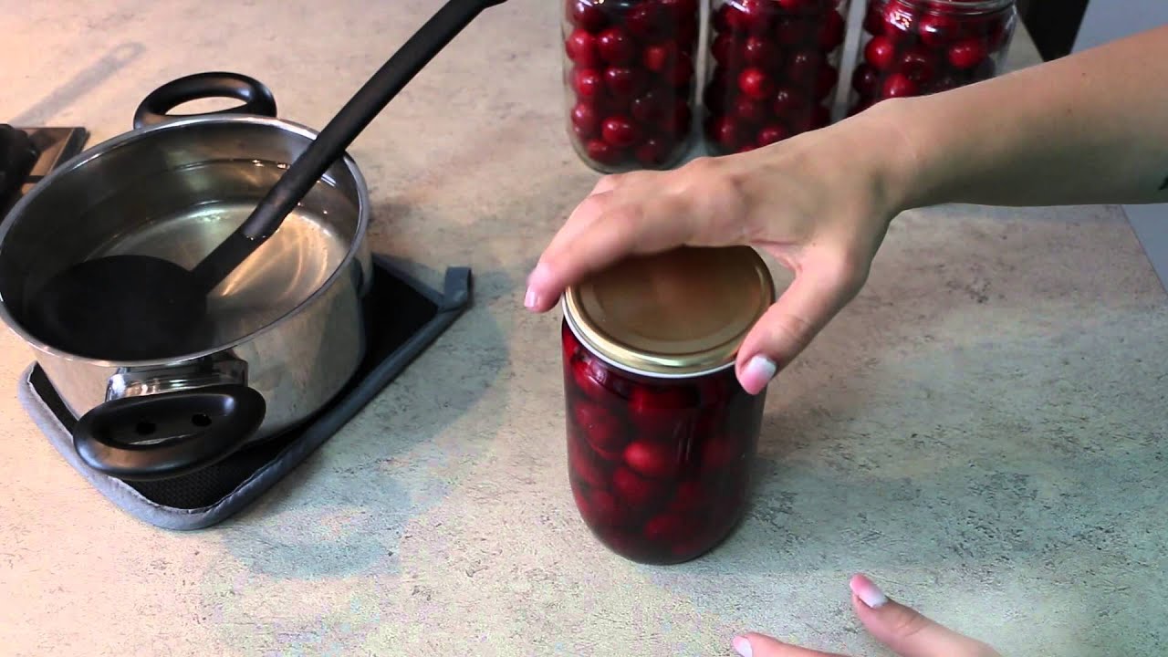 DIY Cherry Compote (Třešnový kompot)