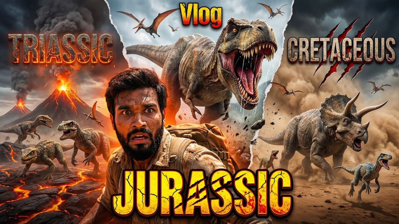 डायनासोरों की दुनिया में फंसा इंसान 😱 | Mesozoic Era Horror Journey | Mind Lab India