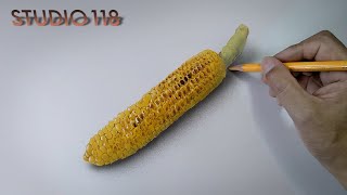 どういうこと 絵に描いたトウモロコシを焼いて食べる イラスト メイキング Youtube