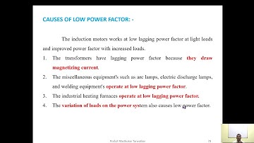 Video 08   Lecture on Reactive Power Management