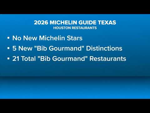Houston restaurants earn new honors in 2026 Michelin Guide Texas