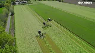 CTF  (Controlled Traffic Farming) mit KRONE Grundfutterernte-Technik
