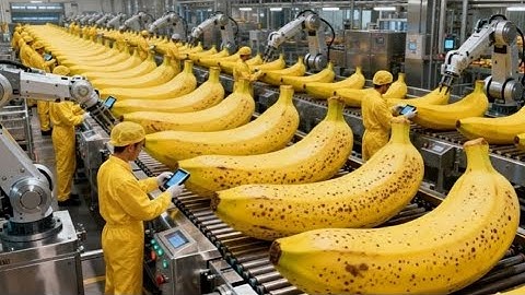Inside a Modern Banana Bread Factory: From Fresh Bananas to Banana Bread Loaves (Full Process)