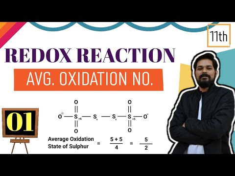 Redox Reactions (Mole Concept-2) । Class 11 (L1) | Average Oxidation Number Calculation