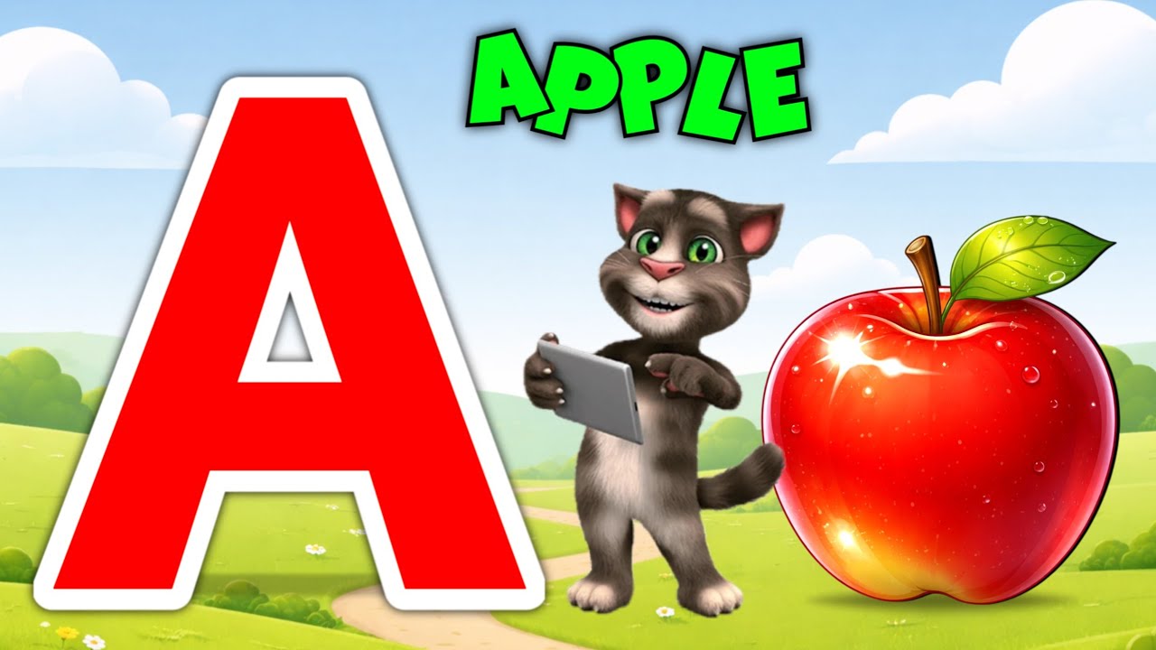 ABC Phonics Song 🎶 | A is for Apple 🍎 | Fun Alphabet Rhymes || Kids Learning Video