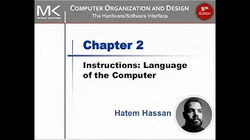 Chapter 2  Instructions: Language of the Computer - Computer Organization and Architecture Course