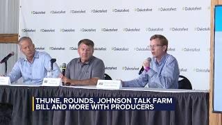 Thune, Rounds, Johnson talk farm bill and more with producers