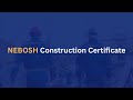 NEBOSH Health And Safety Management For Construction