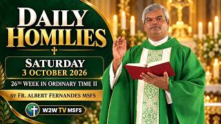 HOMILY | 3 SEPTEMBER 2026 | 26TH WEEK IN ORDINARY TIME II by Fr. Albert #dailysermons #dailyhomily News