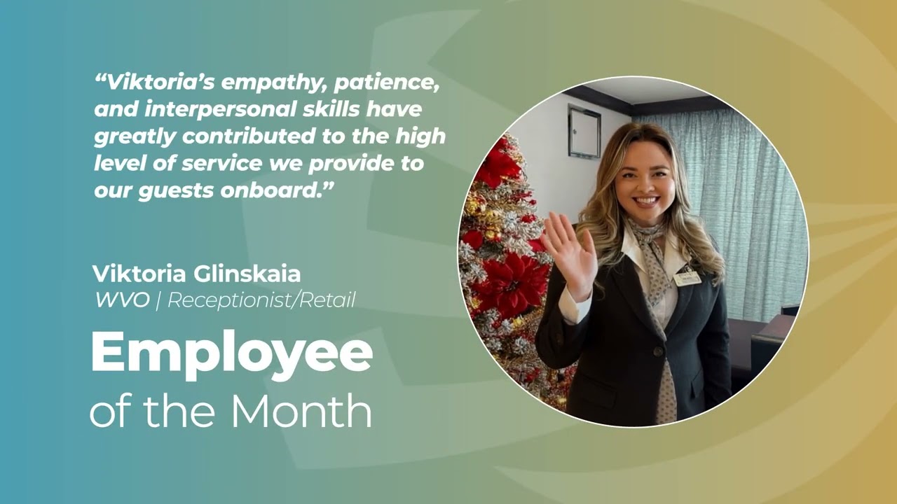 Mystic Cruises Employees of the Month | NOVEMBER 2025