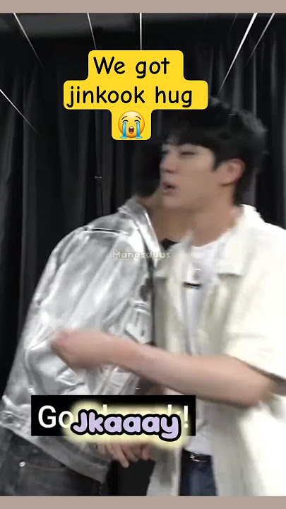 jinkook's Hug after Military 😭😭 (infront of  camera) #jinkook #kookjin #hope_on_the_stage_tour