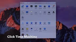 This video is about how to connect your time capsule wirelessly and
setup machine internal disk files