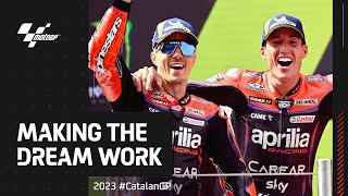 Aprilia's historic 1-2 🎉  | 2023 #CatalanGP Catalan Gp Aprilia Onboard
