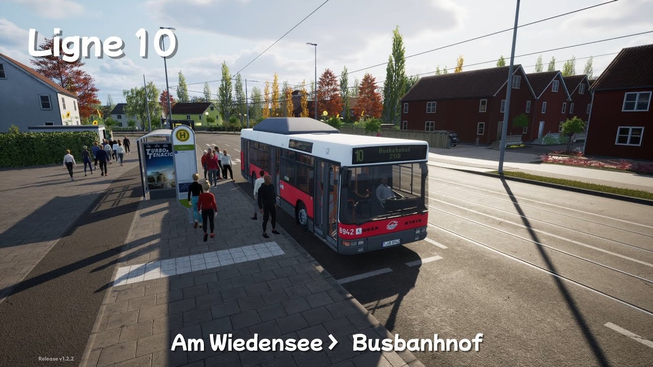 City Transport Simulator- Saison 2 - Ligne 10 NL205 _ AM WEIDENSEE----BUSBANHNOF