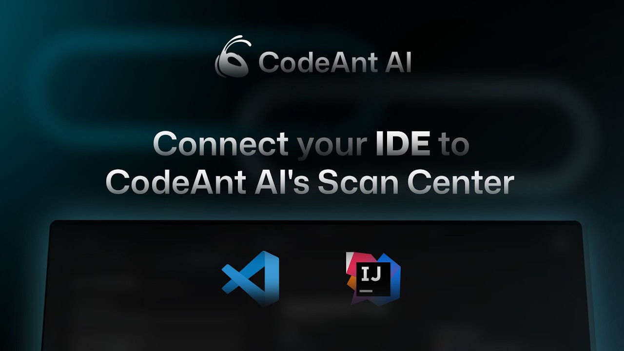 CodeAnt AI Scan Center Inside Your IDE - YouTube